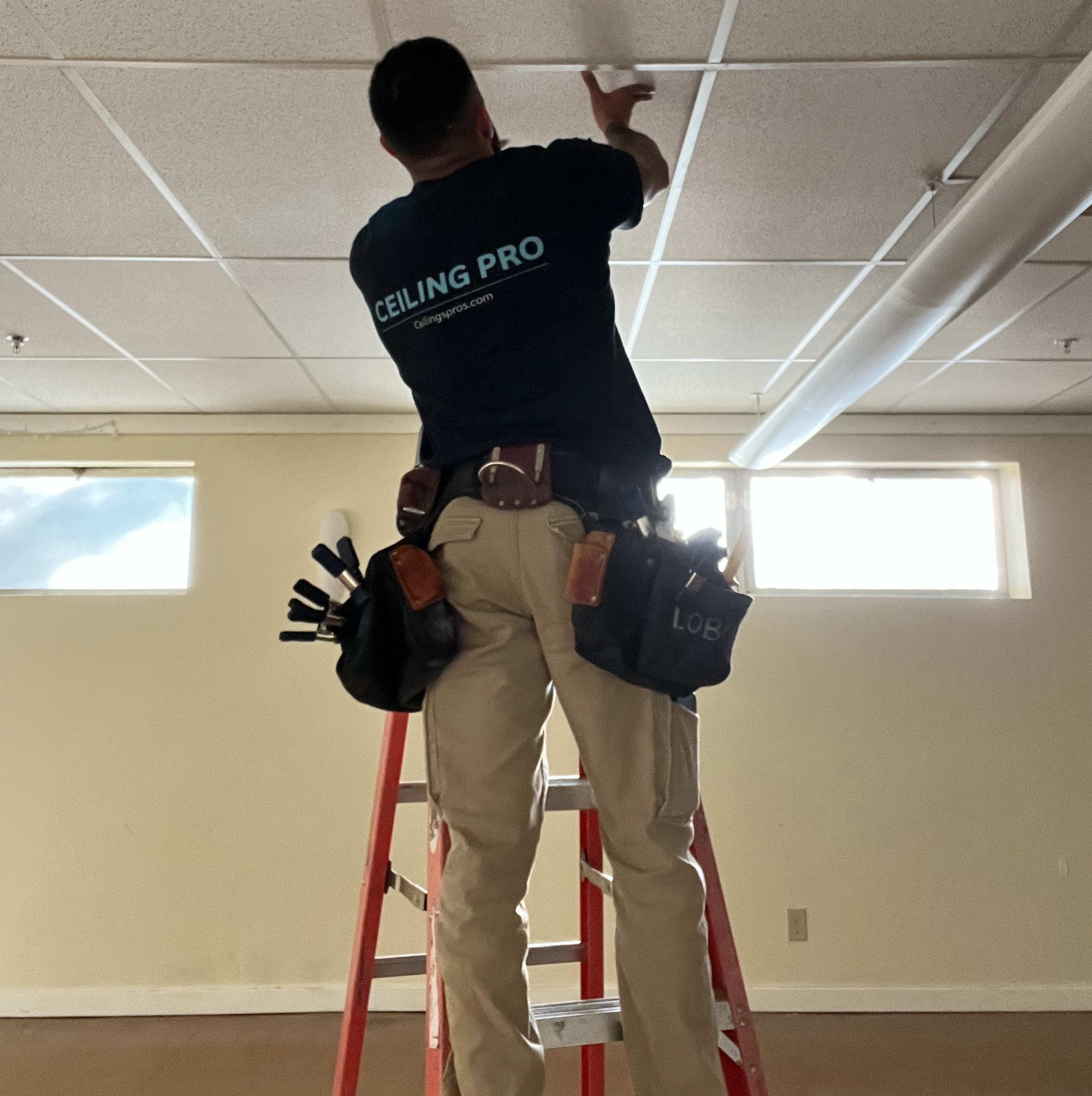 Professional ceiling installation
